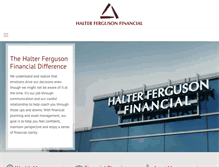 Tablet Screenshot of hffinancial.com